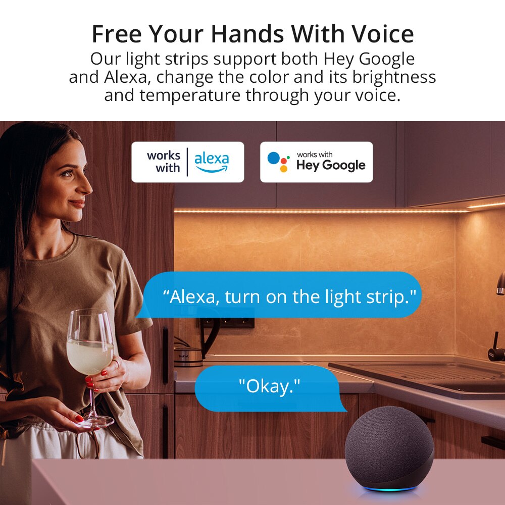 SONOFF L2 Smart LED Light Strip RGB Bluetooth-compatible eWelink APP Voice Control. Works with Alexa. Waterproof and supports 'Dance with Music Mode'.