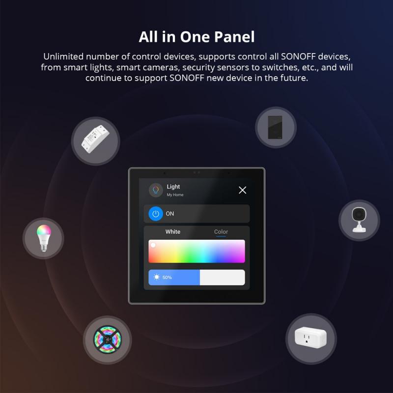 SONOFF NSPanel Pro Smart Home Control Panel - EU Smart Home Thermostat Display Switch Works With Alexa