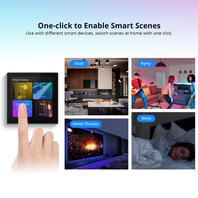 SONOFF NSPanel Pro Smart Home Control Panel - EU Smart Home Thermostat Display Switch Works With Alexa