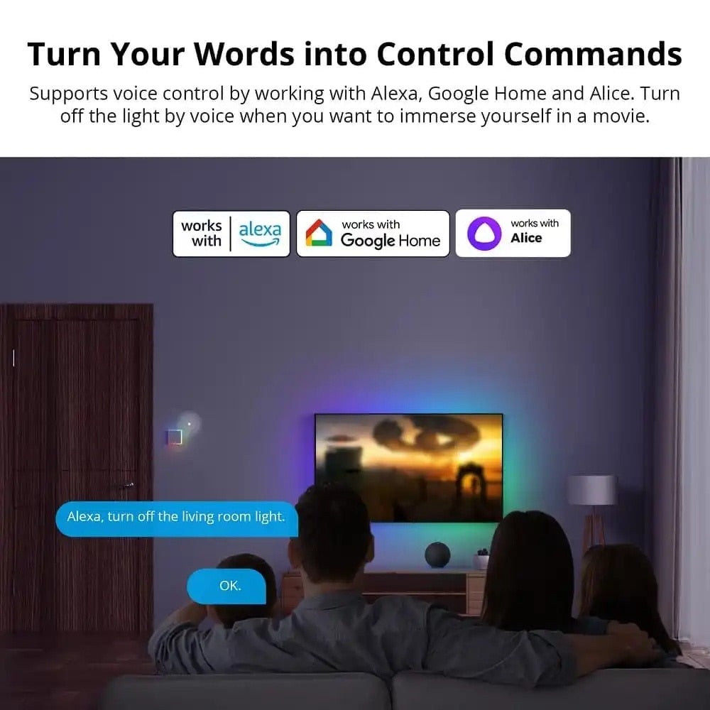 SONOFF TX Wifi Smart Wall Switch. Full Touch Access LED Light and Edge Multi-Sensory. Works with EWeLink APP and Voice Control, Alexa, Google Home