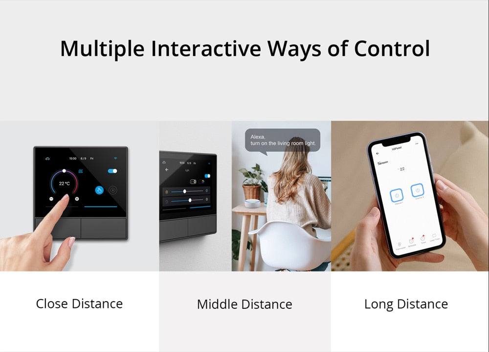SONOFF NSPanel Smart WiFi Switch EU - All-in-One Control For Alexa or Google Home