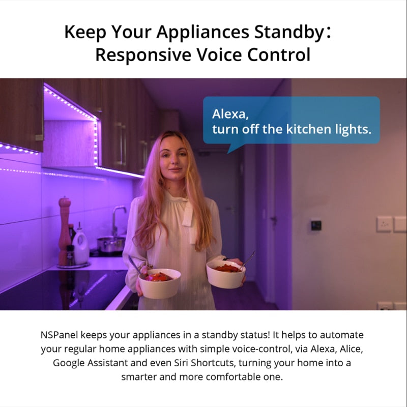 SONOFF NSPanel Smart WiFi Switch EU - All-in-One Control For Alexa or Google Home