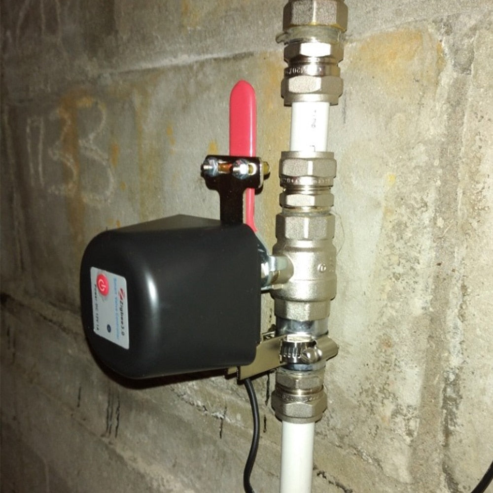 Smart WiFi or Zigbee Water Valve. ON/OFF Auto Control, Countdown Timer Valve . Supports Alexa and Google Home. UK or EU Plug version is available. Please select the correct version.