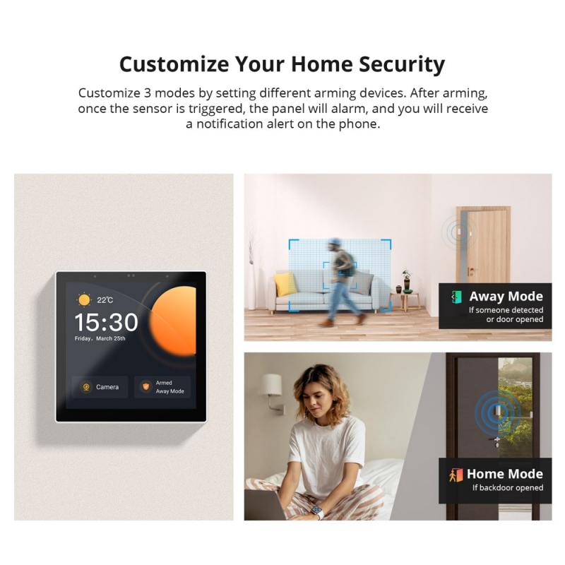 SONOFF NSPanel Pro Smart Home Control Panel - EU Smart Home Thermostat Display Switch Works With Alexa