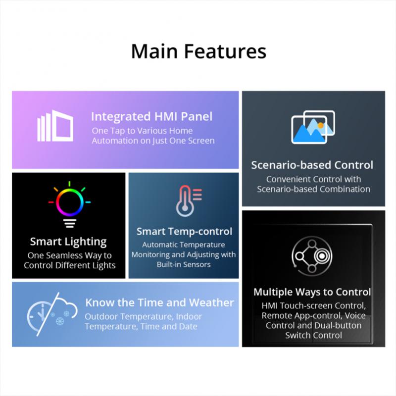 SONOFF NSPanel Smart WiFi Switch EU - All-in-One Control For Alexa or Google Home