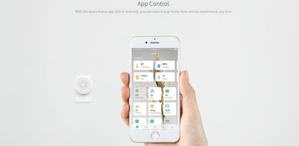 Latest Aqara Smart Hub M1S Gateway. Wireless and Zigbee 3.0. Apple Homekit and Aqara apps supported.