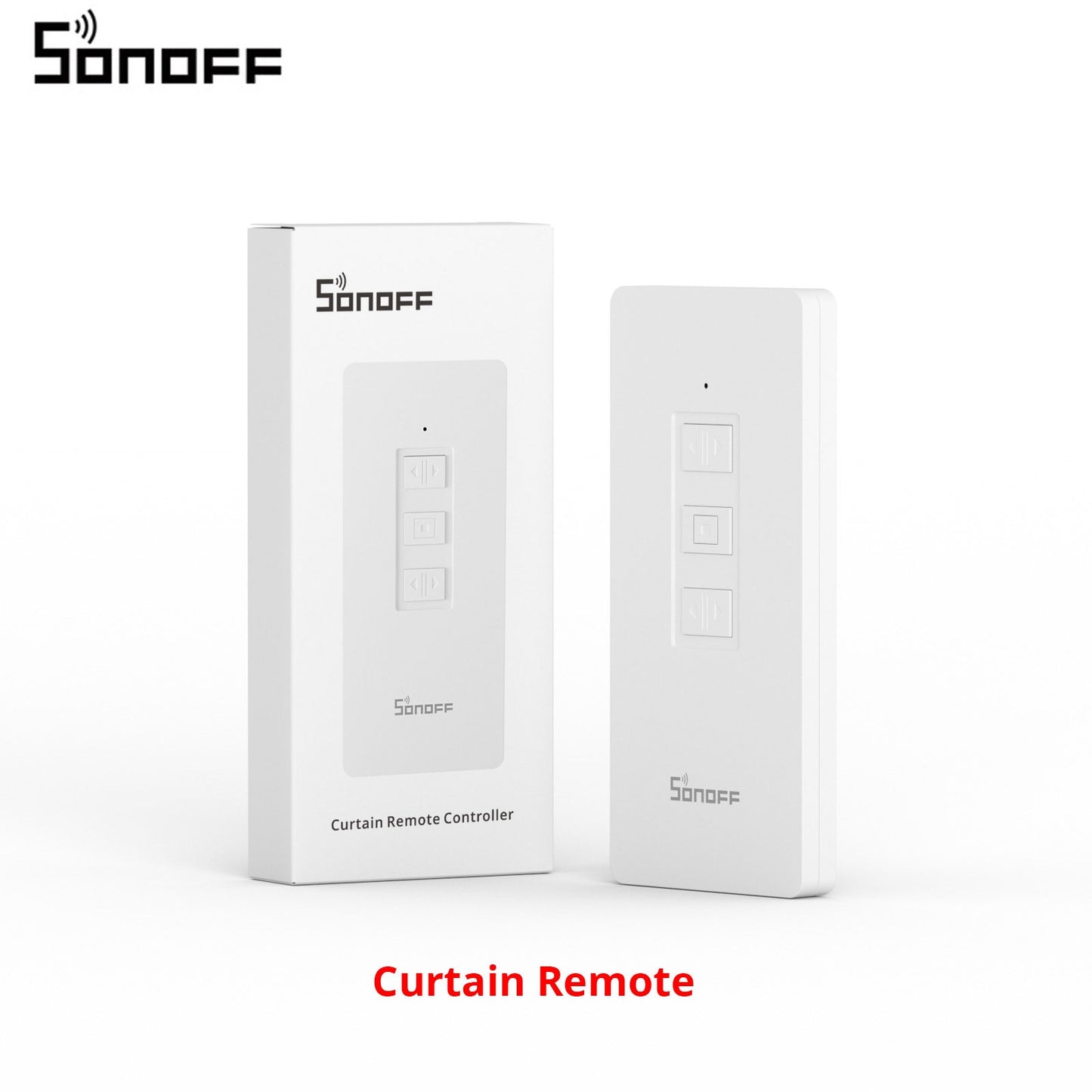 SONOFF ZBCurtain Zigbee Smart Curtain Motor Type C Electric Curtain Motors eWeLink App Remote Control Smart Home Solar Panel