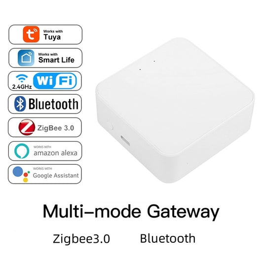 Tuya Smart Gateway Hub. Multi-model Smart Home Bridge, WiFi, Bluetooth, ZigBee. Smart Life APP, Wireless Remote Control. Works with Alexa and Google Home