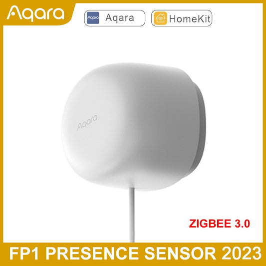 Aqara FP1 Human Presence Sensor. Zigbee 3.0. Detector High Precision Sensing Smart Home for Aqara App and Apple Homekit.